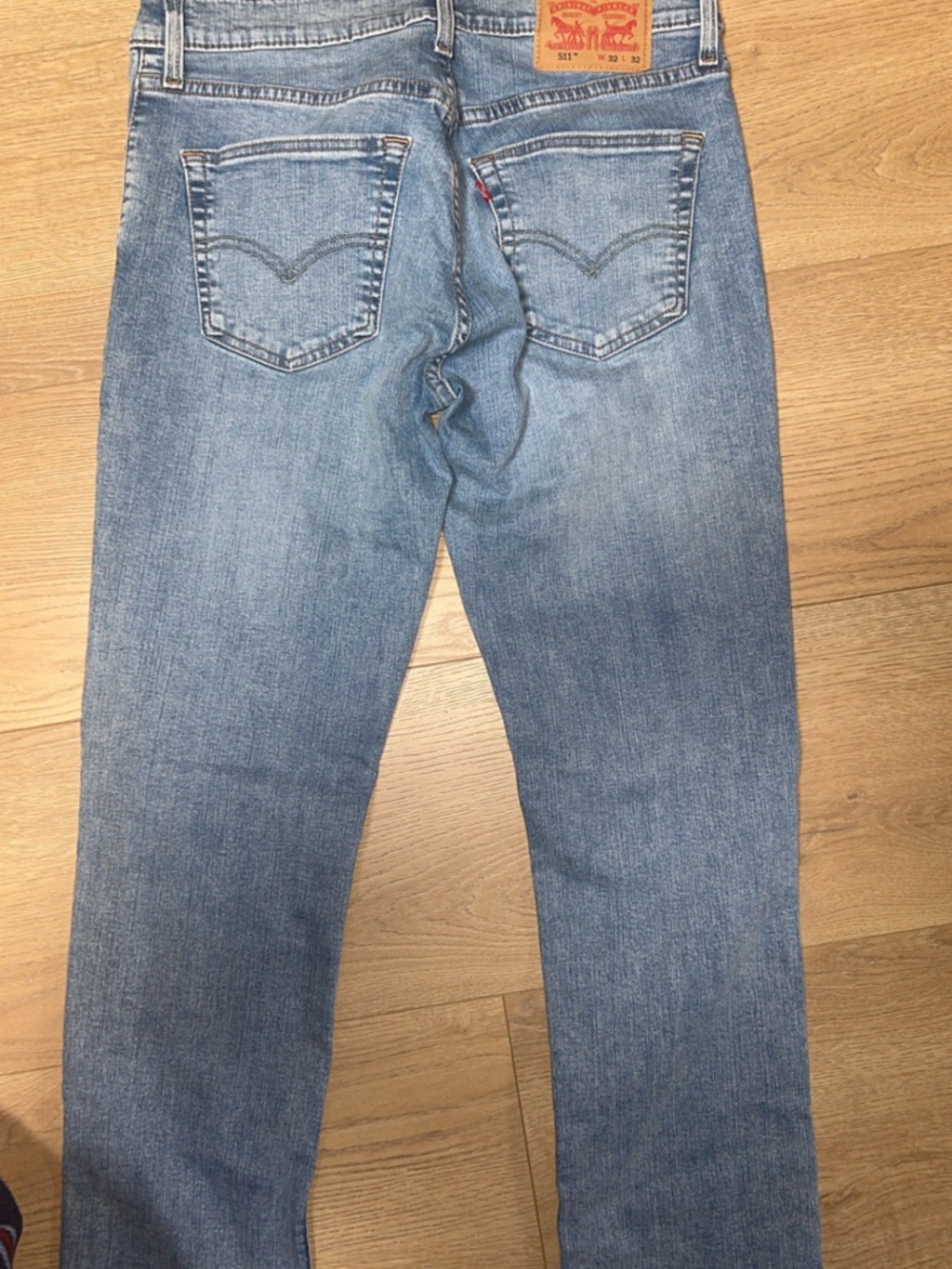 Men’s 511 Levi's Light Blue Denim Jeans with Red Tab 32/32 - Picture 5 of 6